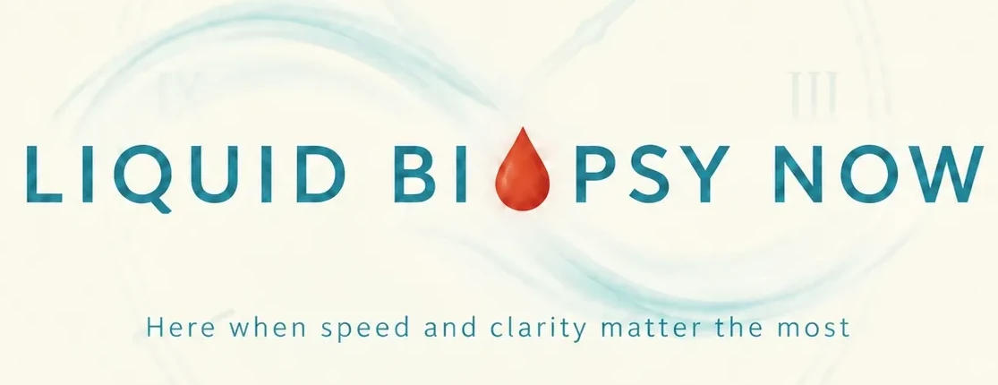 Liquid Biopsy Now logo with tagline